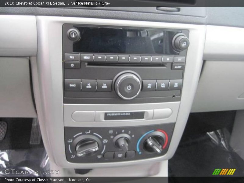 Silver Ice Metallic / Gray 2010 Chevrolet Cobalt XFE Sedan