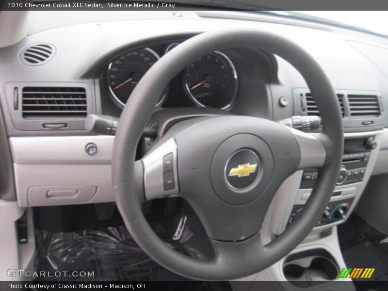Silver Ice Metallic / Gray 2010 Chevrolet Cobalt XFE Sedan
