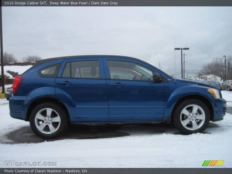 Deep Water Blue Pearl / Dark Slate Gray 2010 Dodge Caliber SXT