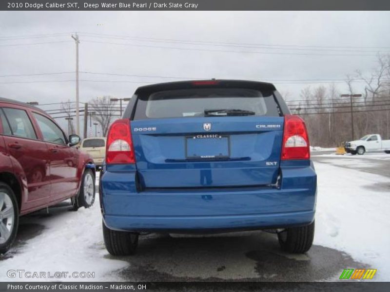 Deep Water Blue Pearl / Dark Slate Gray 2010 Dodge Caliber SXT