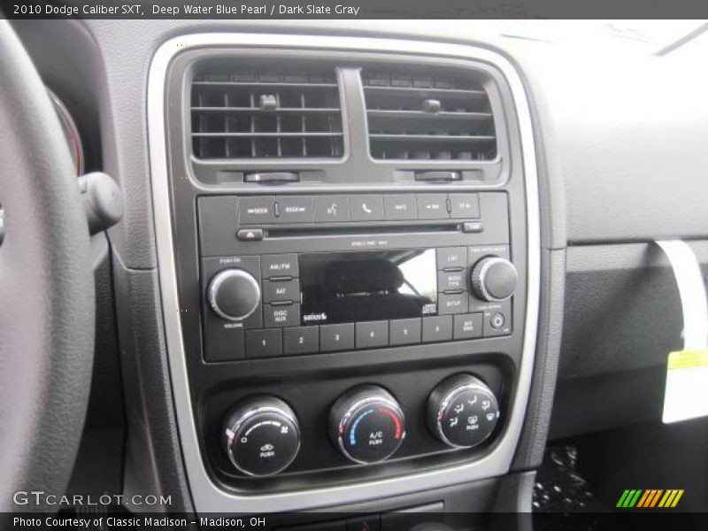 Deep Water Blue Pearl / Dark Slate Gray 2010 Dodge Caliber SXT