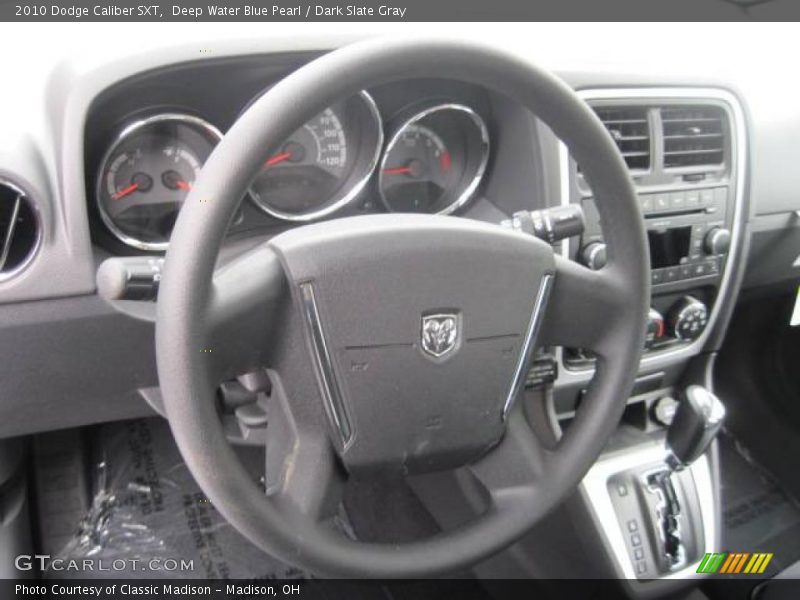 Deep Water Blue Pearl / Dark Slate Gray 2010 Dodge Caliber SXT