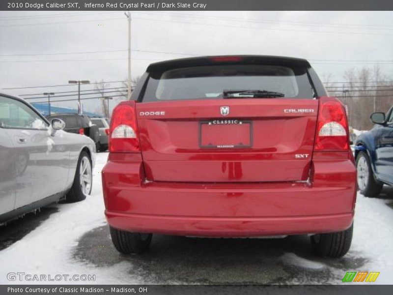 Inferno Red Crystal Pearl / Dark Slate Gray 2010 Dodge Caliber SXT
