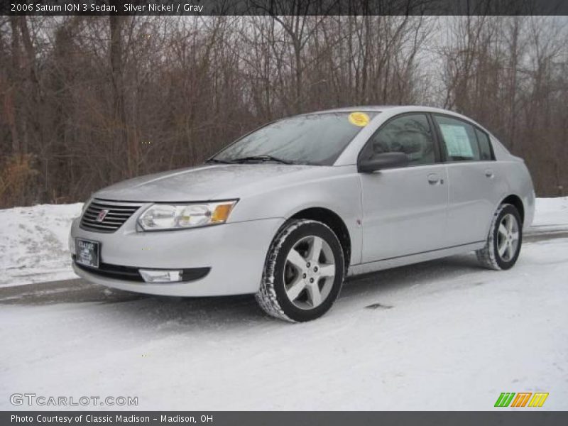Silver Nickel / Gray 2006 Saturn ION 3 Sedan