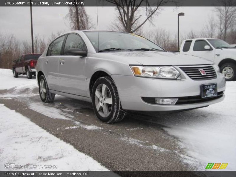Silver Nickel / Gray 2006 Saturn ION 3 Sedan