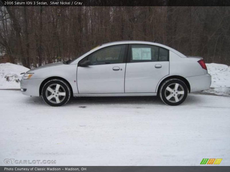 Silver Nickel / Gray 2006 Saturn ION 3 Sedan
