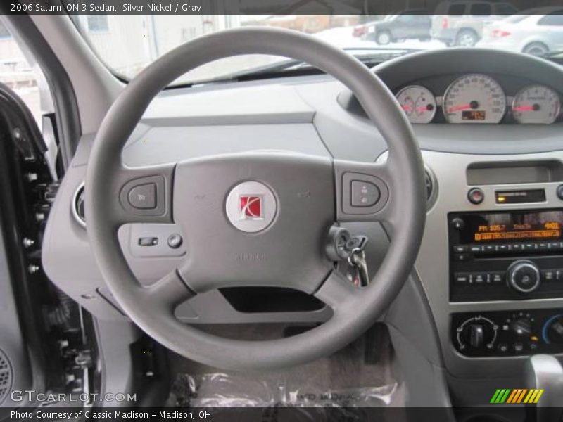 Silver Nickel / Gray 2006 Saturn ION 3 Sedan