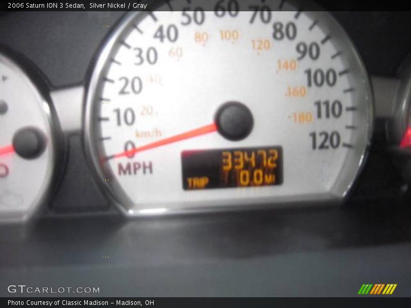 Silver Nickel / Gray 2006 Saturn ION 3 Sedan