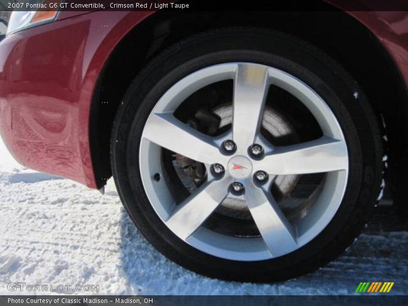 Crimson Red / Light Taupe 2007 Pontiac G6 GT Convertible