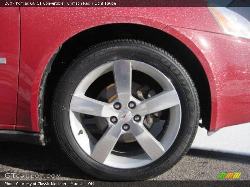 Crimson Red / Light Taupe 2007 Pontiac G6 GT Convertible