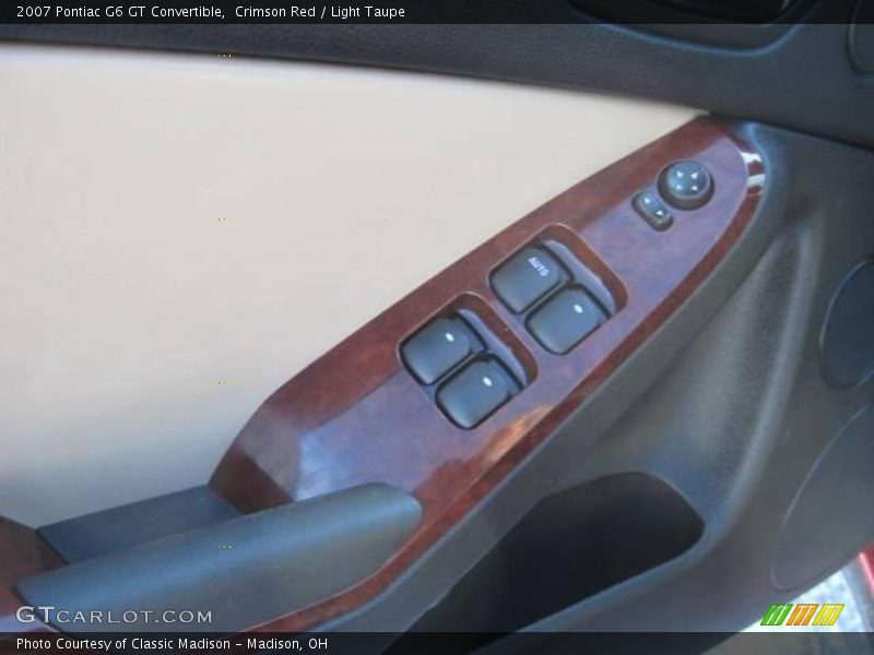 Crimson Red / Light Taupe 2007 Pontiac G6 GT Convertible