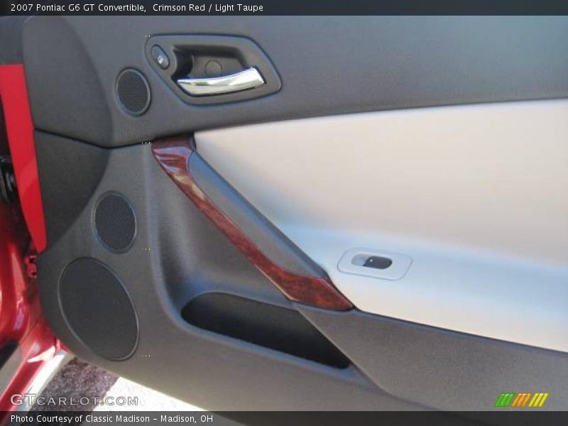 Crimson Red / Light Taupe 2007 Pontiac G6 GT Convertible