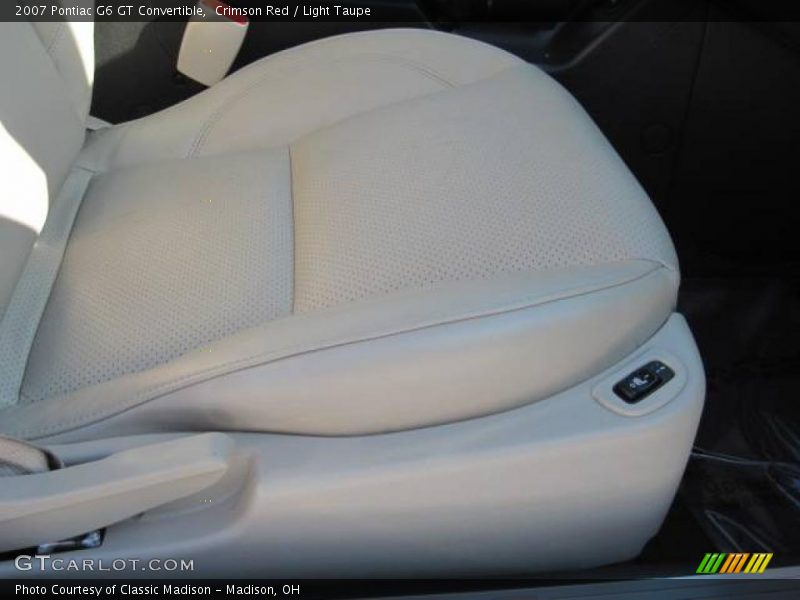 Crimson Red / Light Taupe 2007 Pontiac G6 GT Convertible