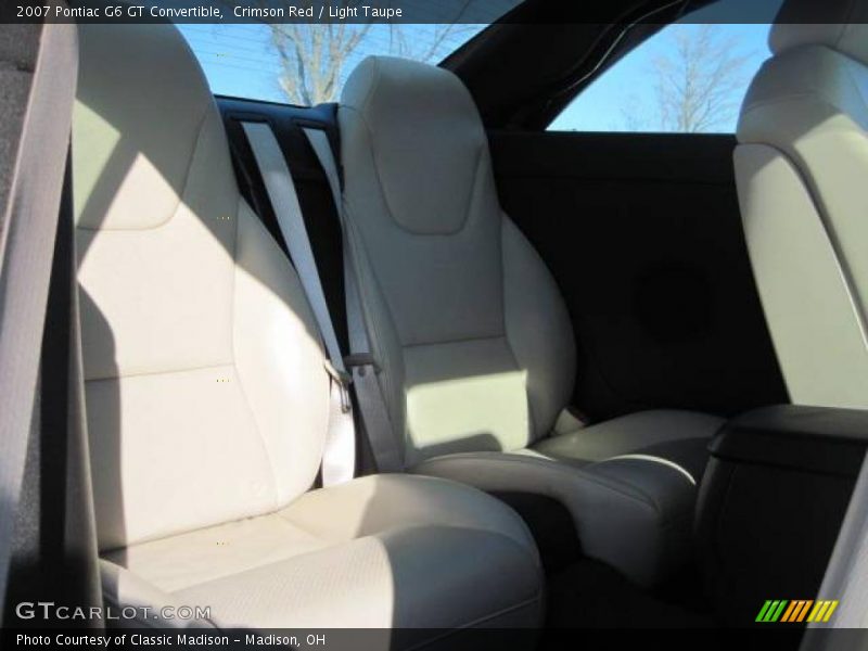 Crimson Red / Light Taupe 2007 Pontiac G6 GT Convertible