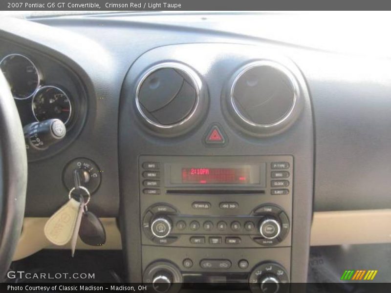 Crimson Red / Light Taupe 2007 Pontiac G6 GT Convertible