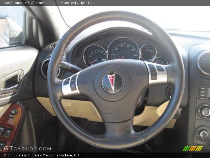 Crimson Red / Light Taupe 2007 Pontiac G6 GT Convertible