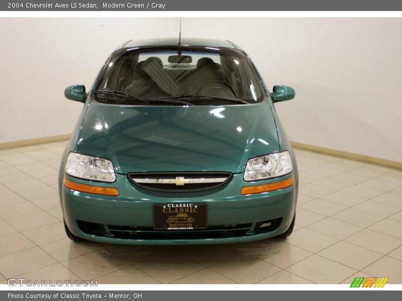 Modern Green / Gray 2004 Chevrolet Aveo LS Sedan