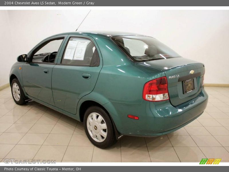 Modern Green / Gray 2004 Chevrolet Aveo LS Sedan
