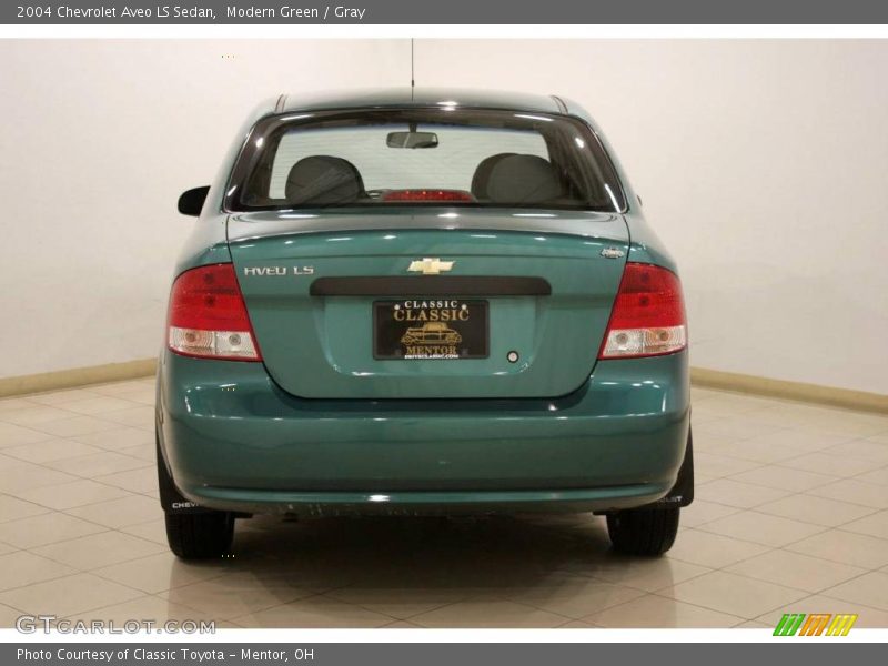 Modern Green / Gray 2004 Chevrolet Aveo LS Sedan