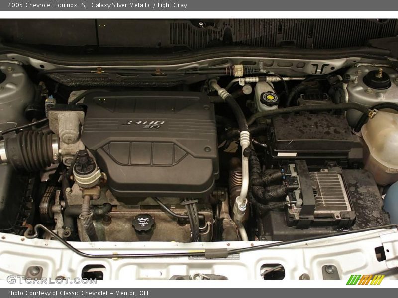 Galaxy Silver Metallic / Light Gray 2005 Chevrolet Equinox LS