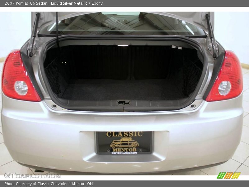 Liquid Silver Metallic / Ebony 2007 Pontiac G6 Sedan