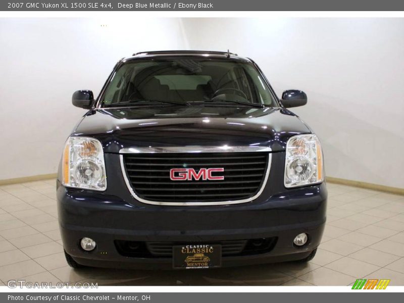 Deep Blue Metallic / Ebony Black 2007 GMC Yukon XL 1500 SLE 4x4