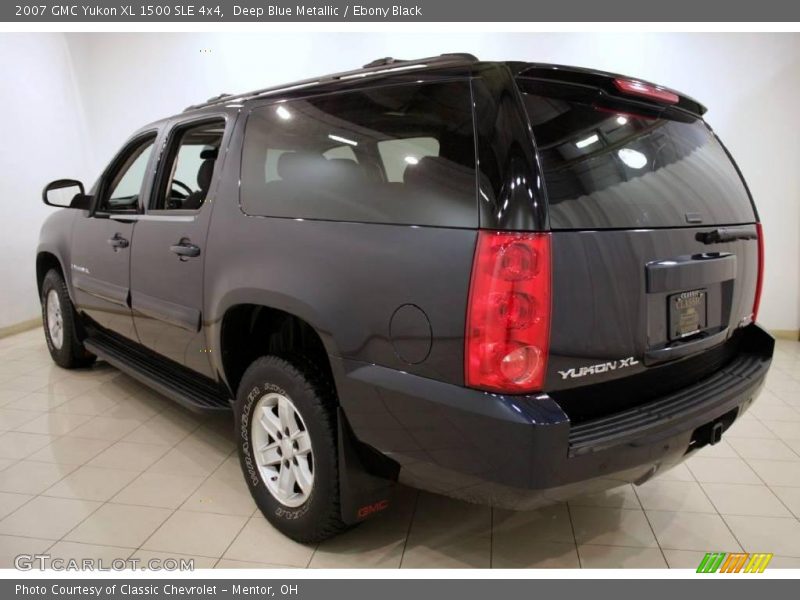 Deep Blue Metallic / Ebony Black 2007 GMC Yukon XL 1500 SLE 4x4