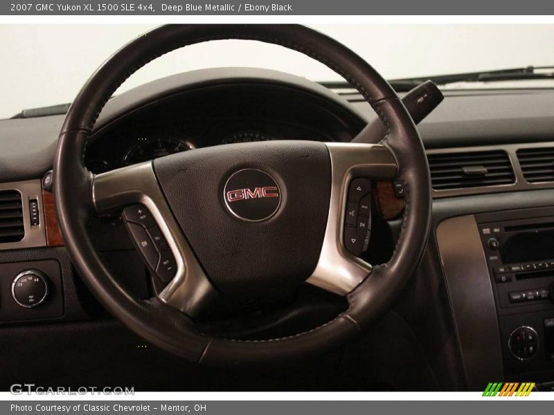 Deep Blue Metallic / Ebony Black 2007 GMC Yukon XL 1500 SLE 4x4