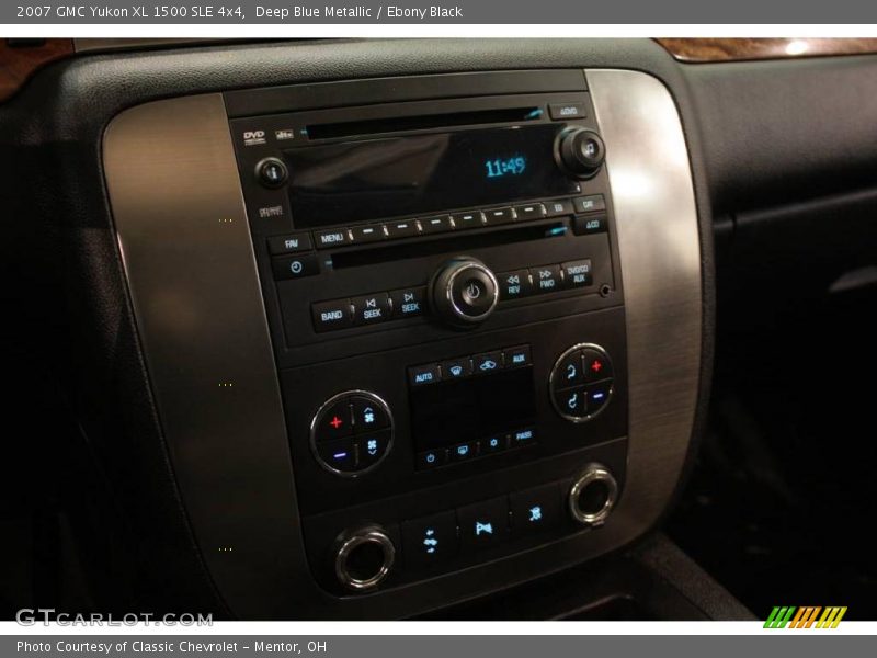 Deep Blue Metallic / Ebony Black 2007 GMC Yukon XL 1500 SLE 4x4