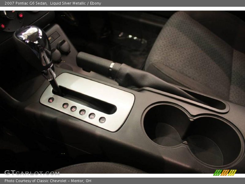 Liquid Silver Metallic / Ebony 2007 Pontiac G6 Sedan