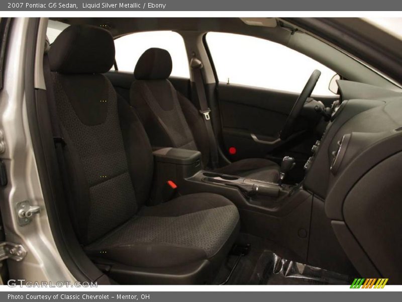 Liquid Silver Metallic / Ebony 2007 Pontiac G6 Sedan