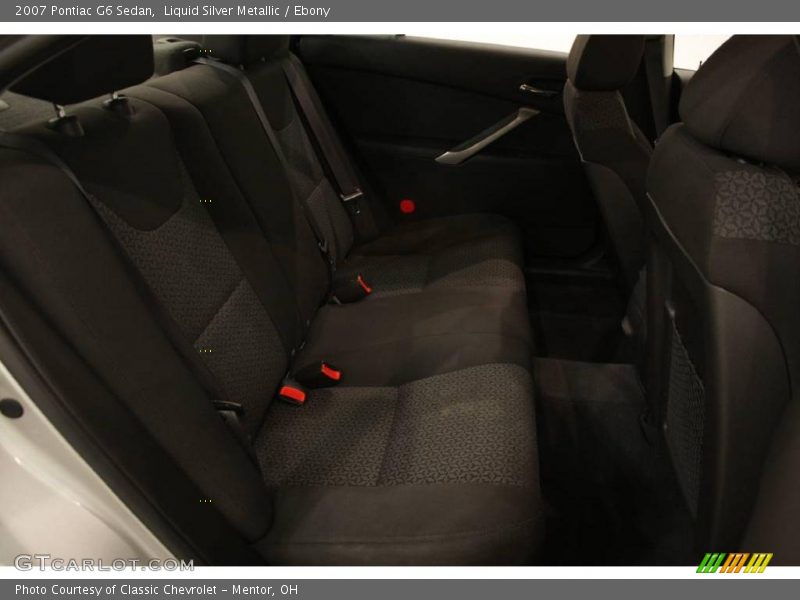 Liquid Silver Metallic / Ebony 2007 Pontiac G6 Sedan