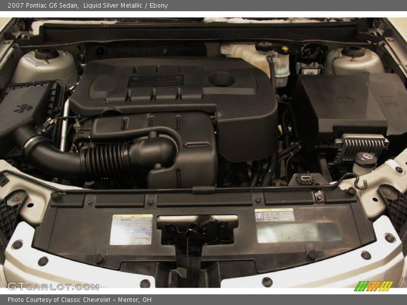 Liquid Silver Metallic / Ebony 2007 Pontiac G6 Sedan