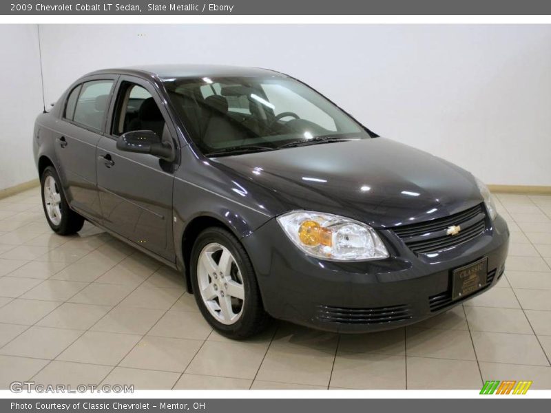 Slate Metallic / Ebony 2009 Chevrolet Cobalt LT Sedan