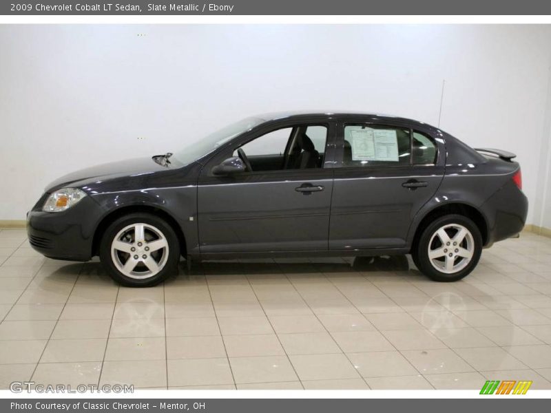 Slate Metallic / Ebony 2009 Chevrolet Cobalt LT Sedan