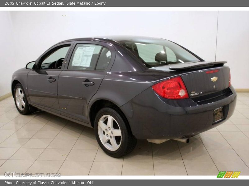 Slate Metallic / Ebony 2009 Chevrolet Cobalt LT Sedan