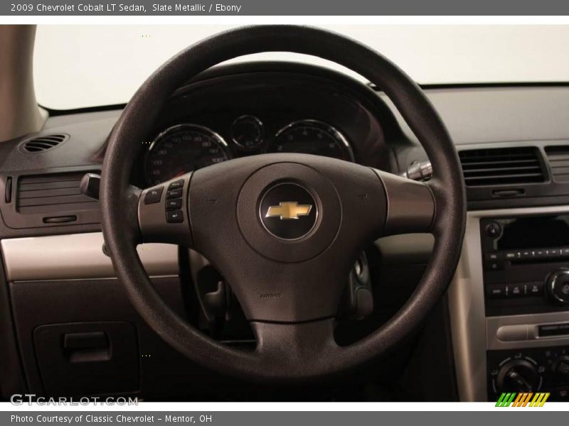 Slate Metallic / Ebony 2009 Chevrolet Cobalt LT Sedan