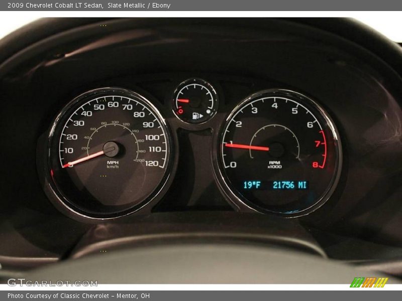 Slate Metallic / Ebony 2009 Chevrolet Cobalt LT Sedan