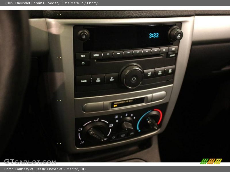 Slate Metallic / Ebony 2009 Chevrolet Cobalt LT Sedan