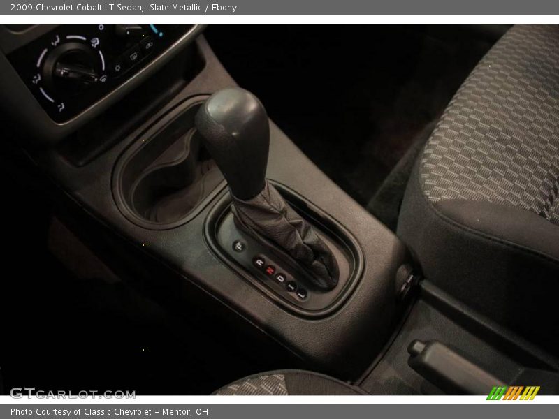 Slate Metallic / Ebony 2009 Chevrolet Cobalt LT Sedan