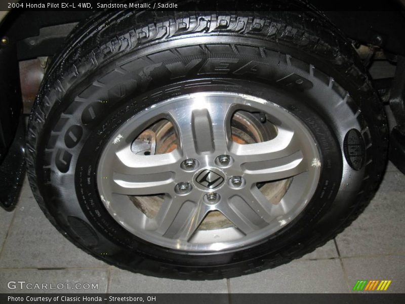 Sandstone Metallic / Saddle 2004 Honda Pilot EX-L 4WD