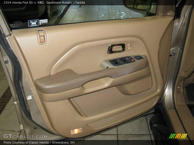 Sandstone Metallic / Saddle 2004 Honda Pilot EX-L 4WD