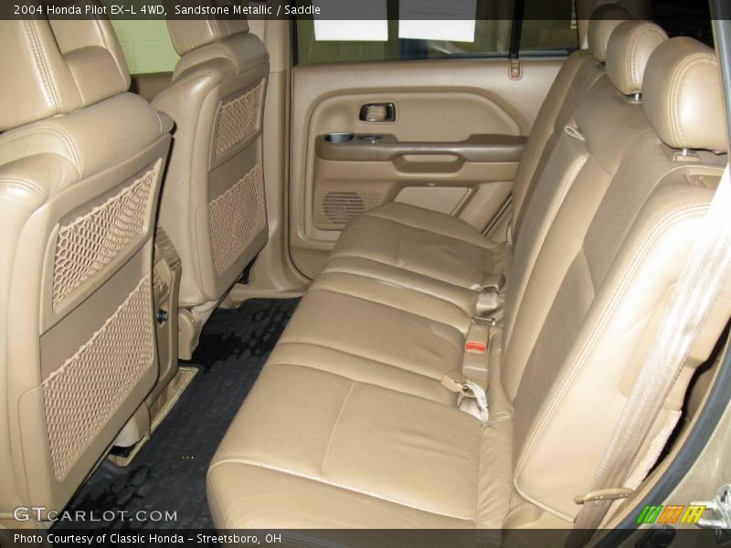 Sandstone Metallic / Saddle 2004 Honda Pilot EX-L 4WD
