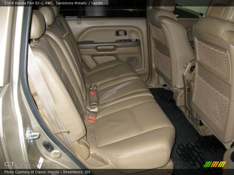 Sandstone Metallic / Saddle 2004 Honda Pilot EX-L 4WD