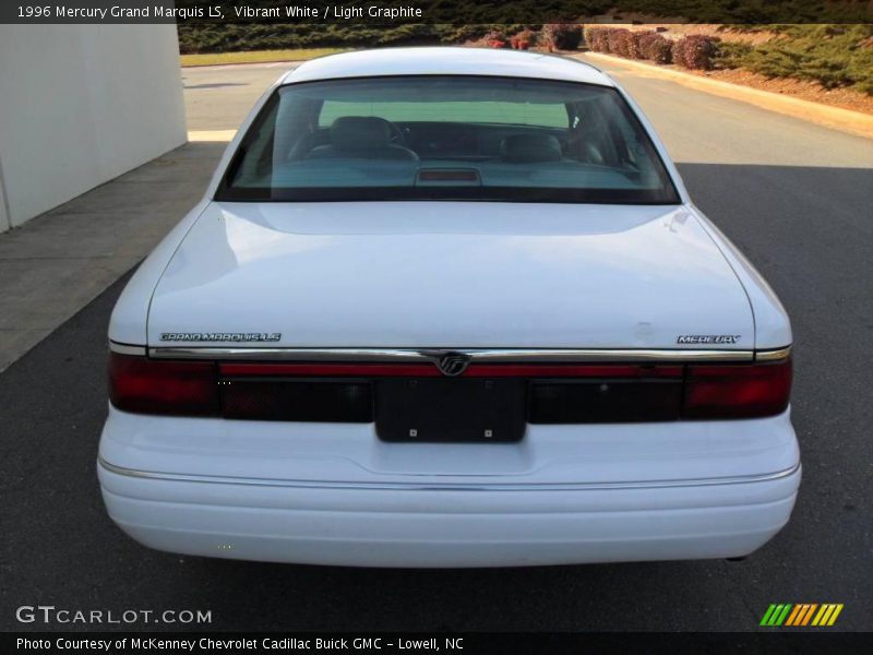 Vibrant White / Light Graphite 1996 Mercury Grand Marquis LS