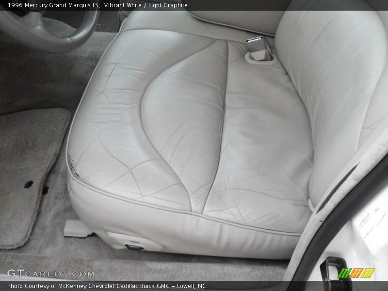 Vibrant White / Light Graphite 1996 Mercury Grand Marquis LS