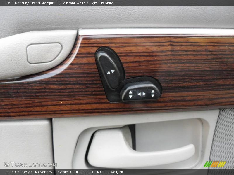 Vibrant White / Light Graphite 1996 Mercury Grand Marquis LS