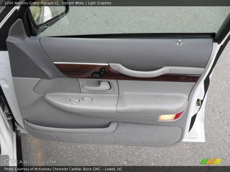 Vibrant White / Light Graphite 1996 Mercury Grand Marquis LS