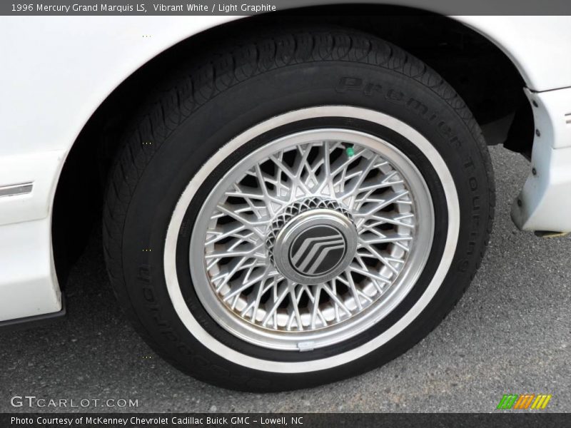 Vibrant White / Light Graphite 1996 Mercury Grand Marquis LS