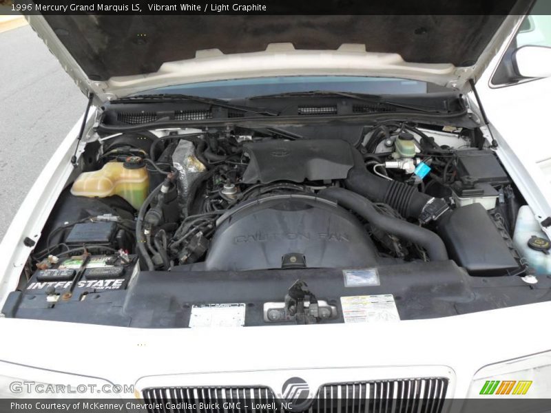 Vibrant White / Light Graphite 1996 Mercury Grand Marquis LS